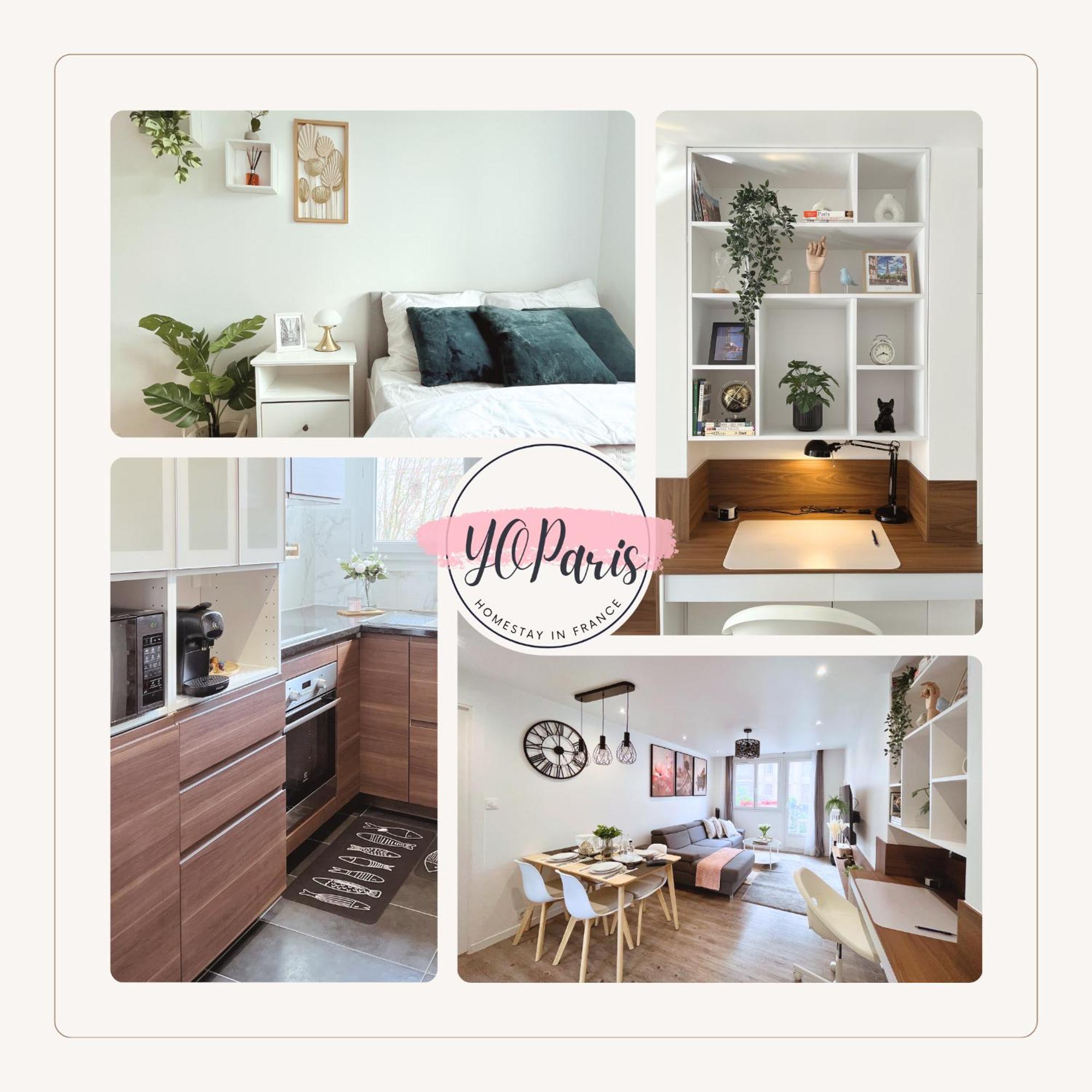 Entire 60M2 Apartment - Close To Paris - Parking - Kitchen - 2Min Rerb - Olympic'24 Bourg-la-Reine Exterior foto